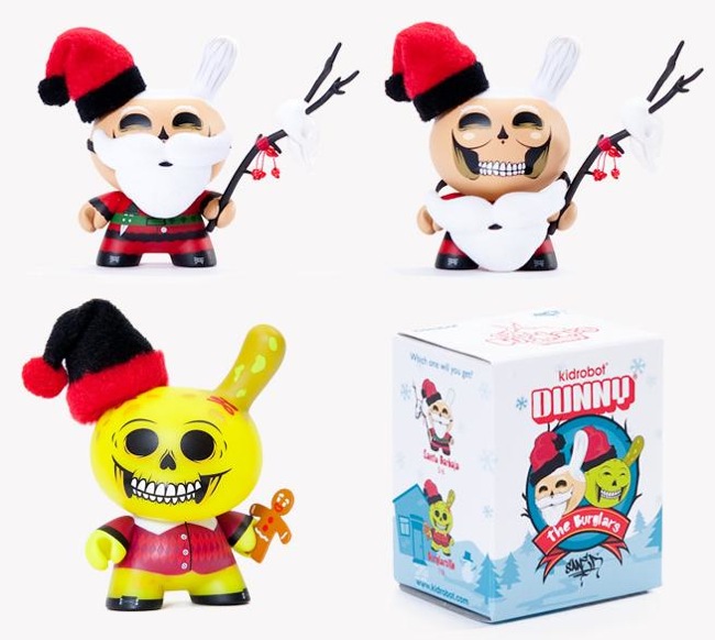 Kidrobot - The Burglars Santa Barbaja and Burglarcillo by Saner and Packaging Kidrobot - The Burglars Santa Barbaja and Burglarcillo by Saner and Packaging